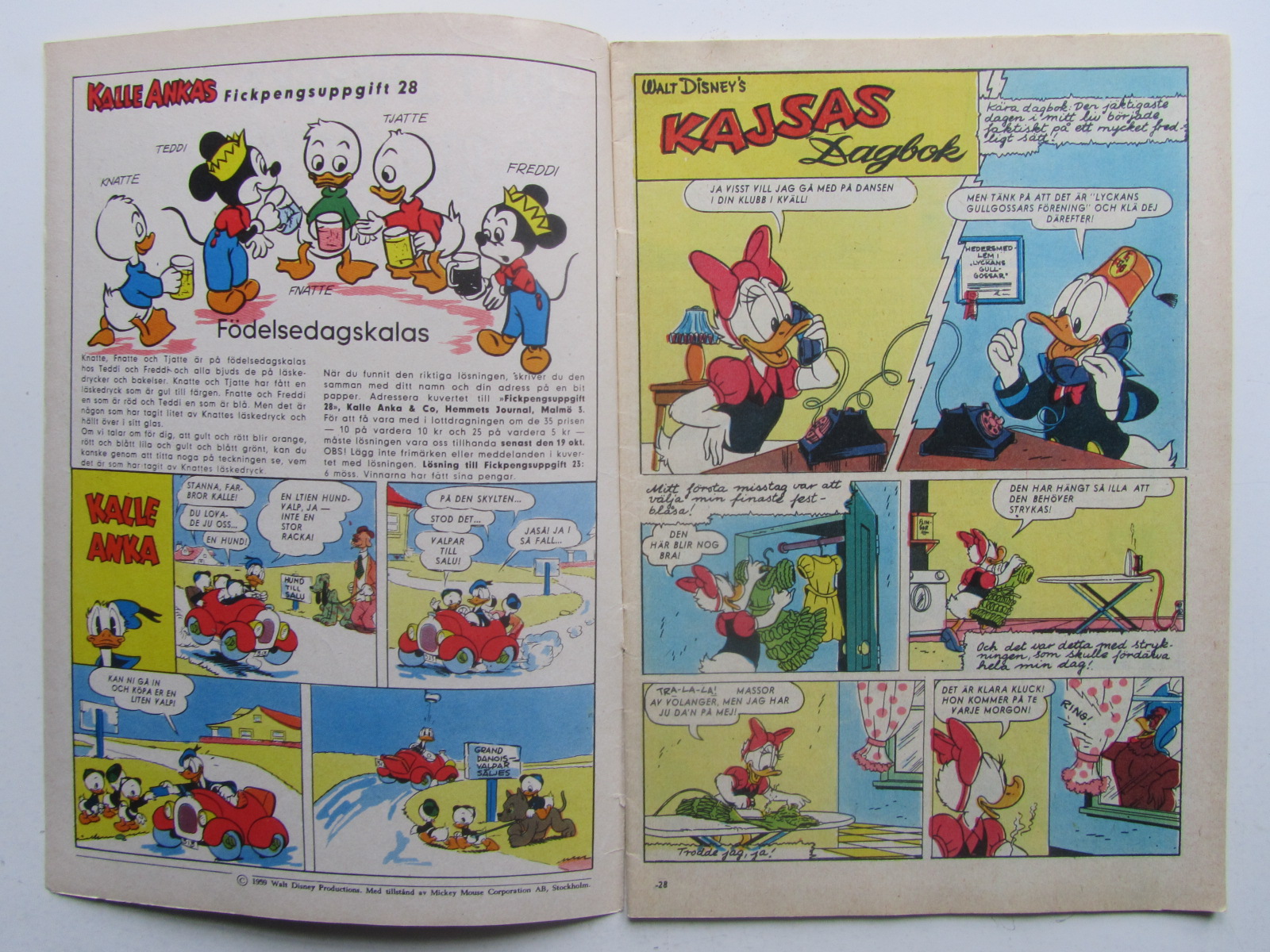 Kalle Anka 1959 28 Vg - 3