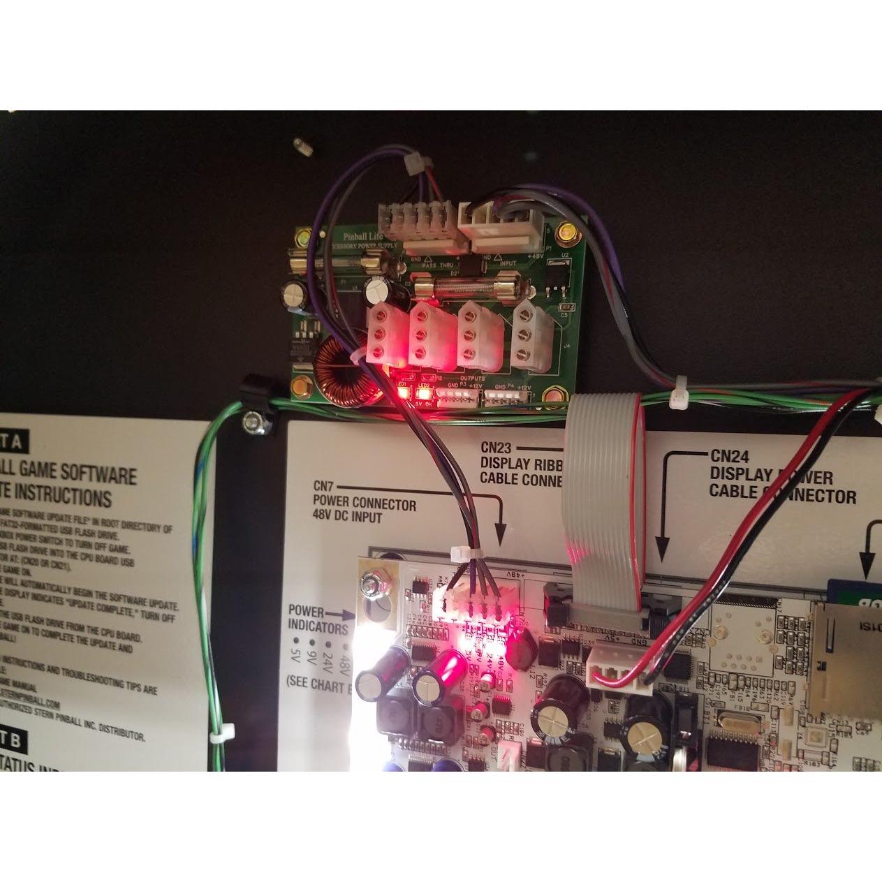 Accessory Power Supply For Stern SPIKE, SPIKE 2 & SPIKE 3 System Machines (Backbox Mounting) - 3