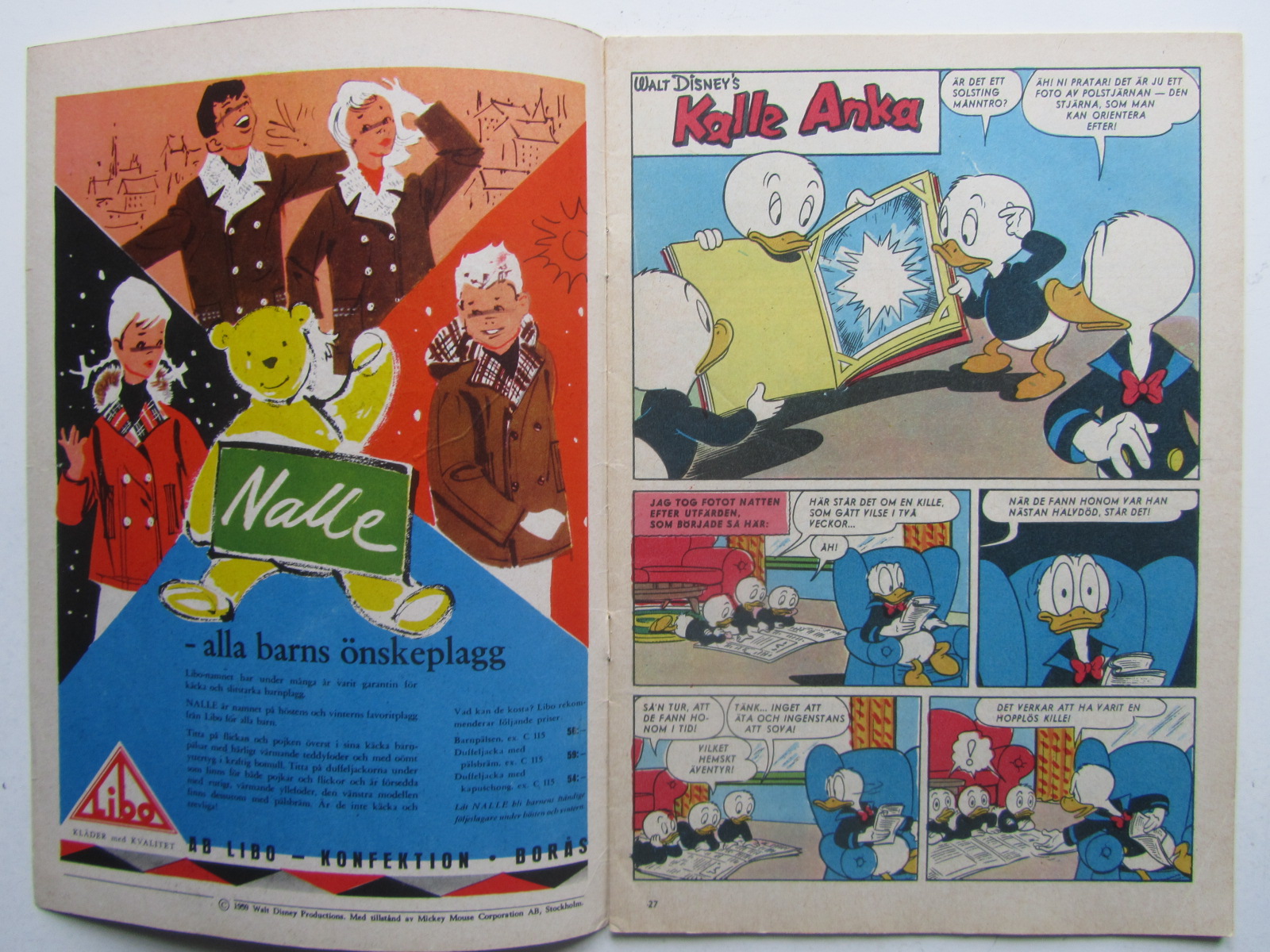 Kalle Anka 1959 27 Vg+ - 3