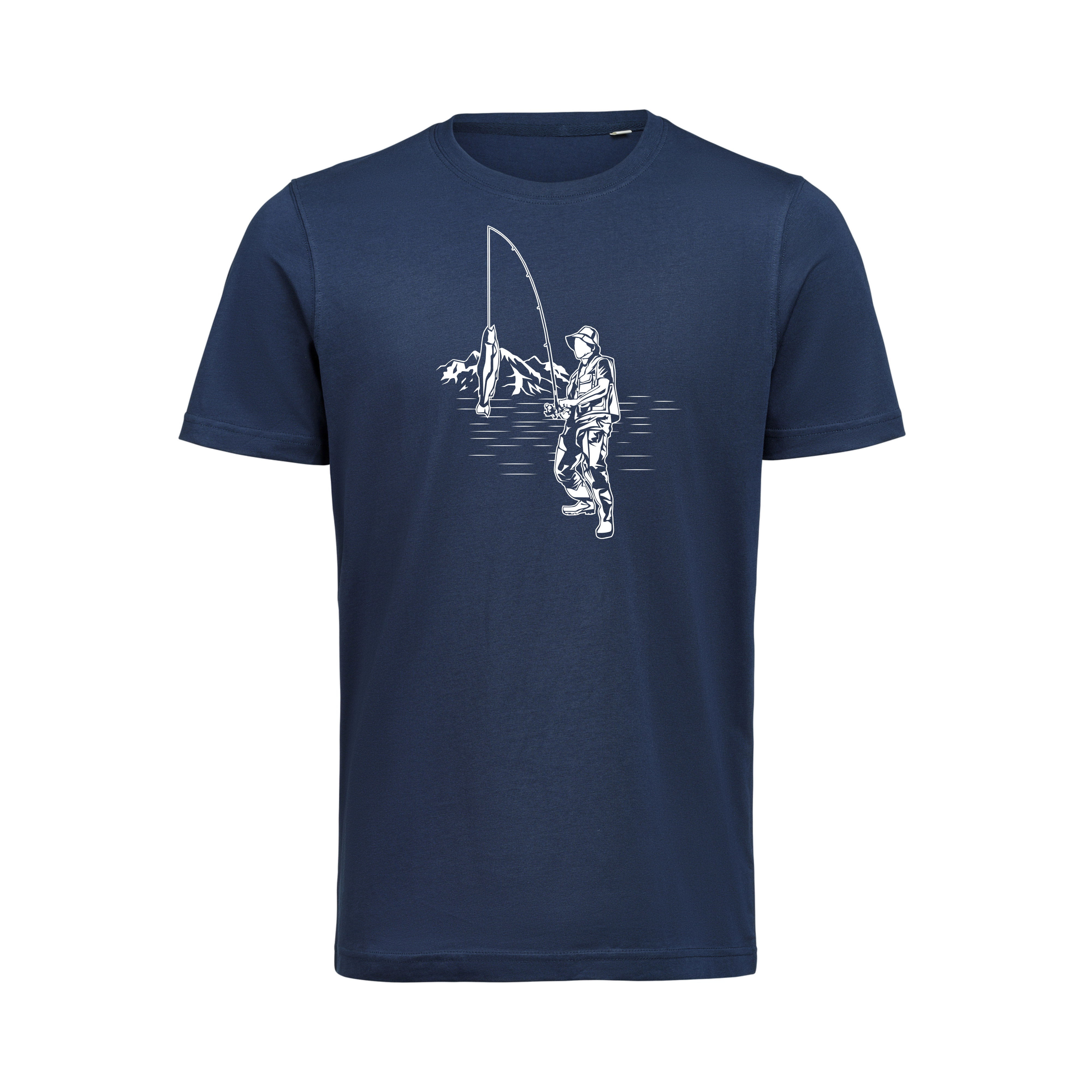 T-shirt Fiske Unisex Navy
