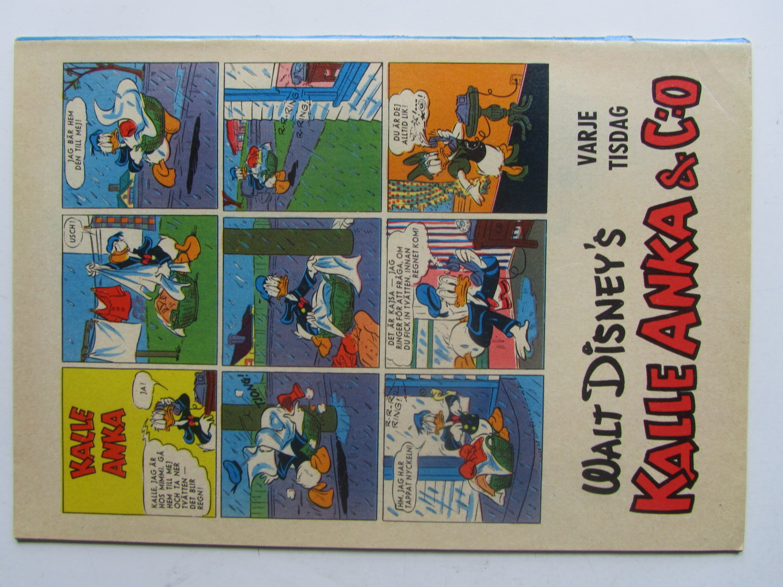 Kalle Anka 1959 23 Vg+ - 2