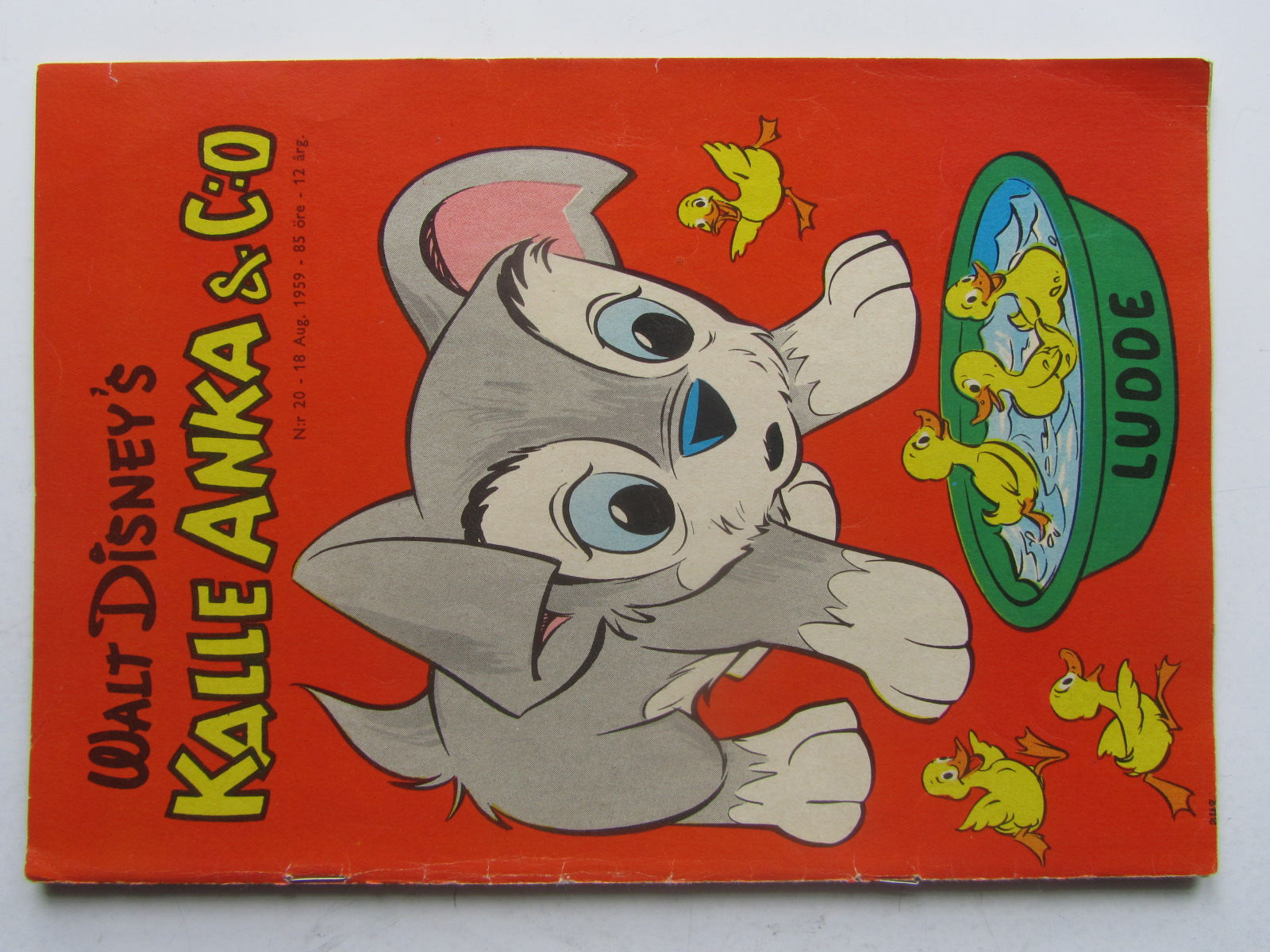 Kalle Anka 1959 20 Vg(+)