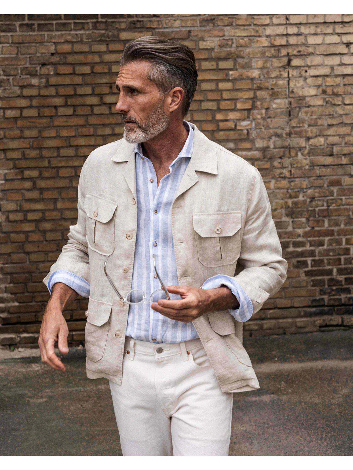 Overshirt  beige  Oscar Of Sweden 