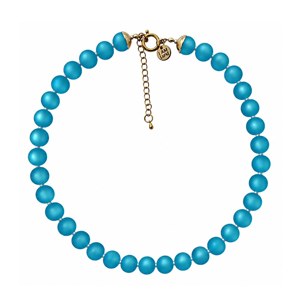 IAMLUND Bridge Kulhalsband turkos