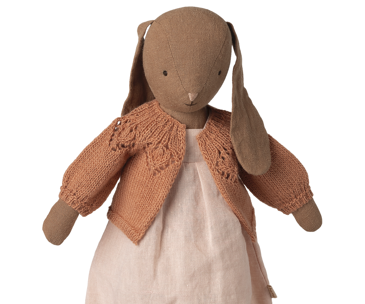 Maileg - KLÄDER  Stickad kofta - Hare/Kanin Size 3 - 3