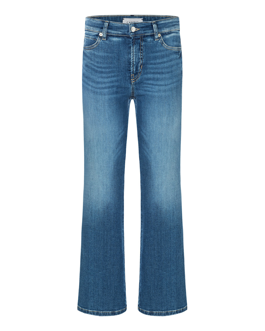 Jeans Francesca bootcut ankel mellanblå denim - 6