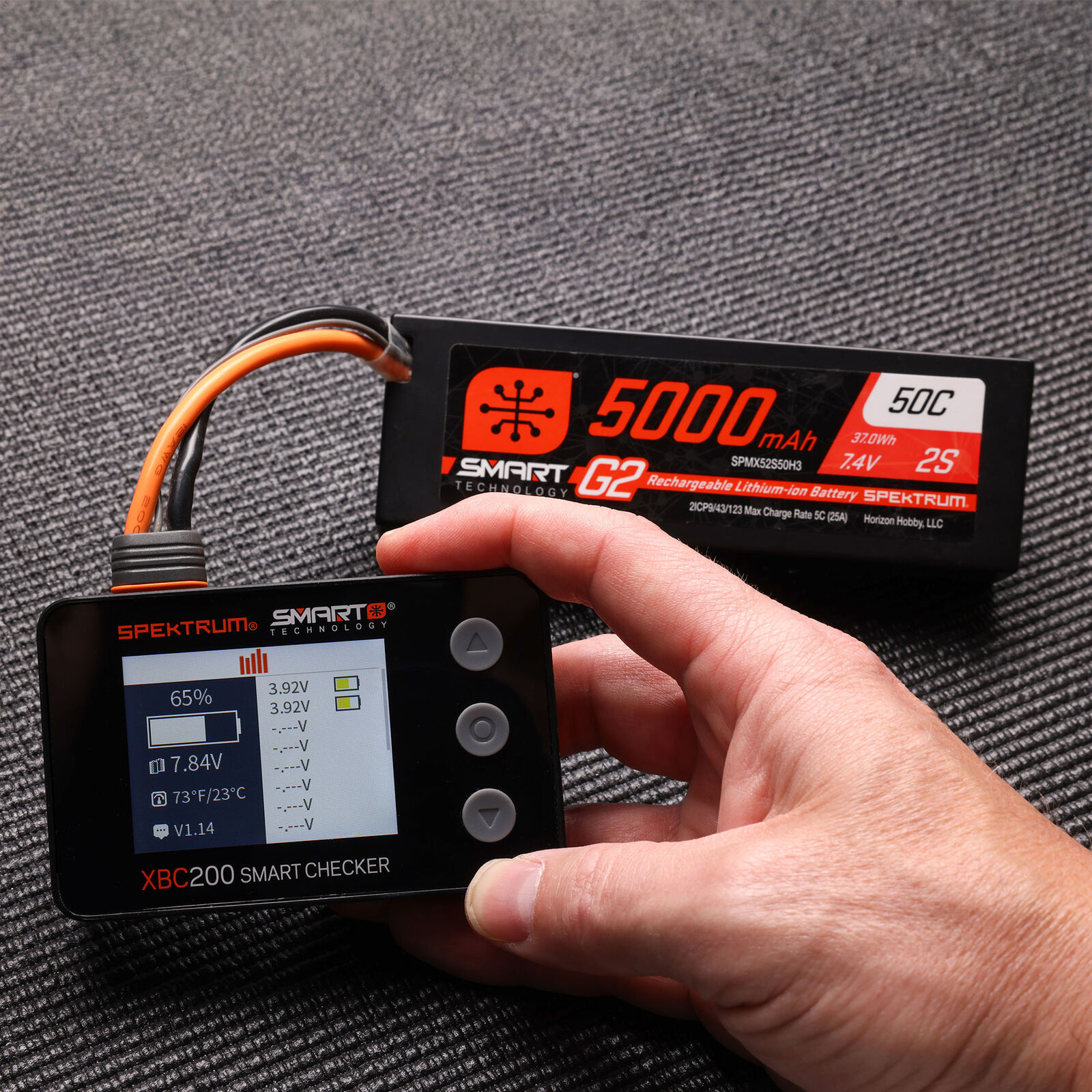 Spektrum XBC200 Smart LiPo Battery Checker & Servo Tester - 13