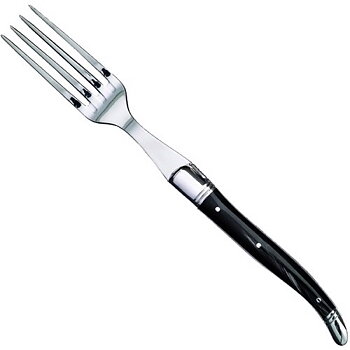 Gafler Tradition Laguiole, svart tre, 6 stk
