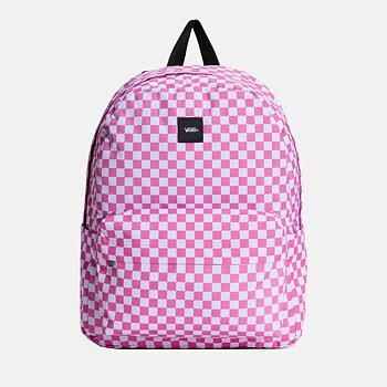 Vans - Old Skool Check Backpack Pink Fizz