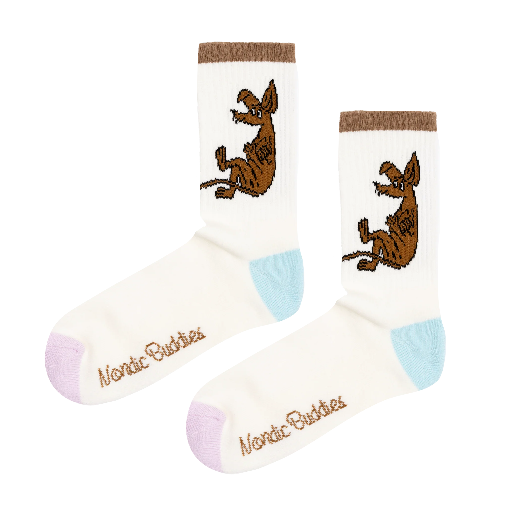 Mumin Retro strumpor 36-42 - Sniff, vit