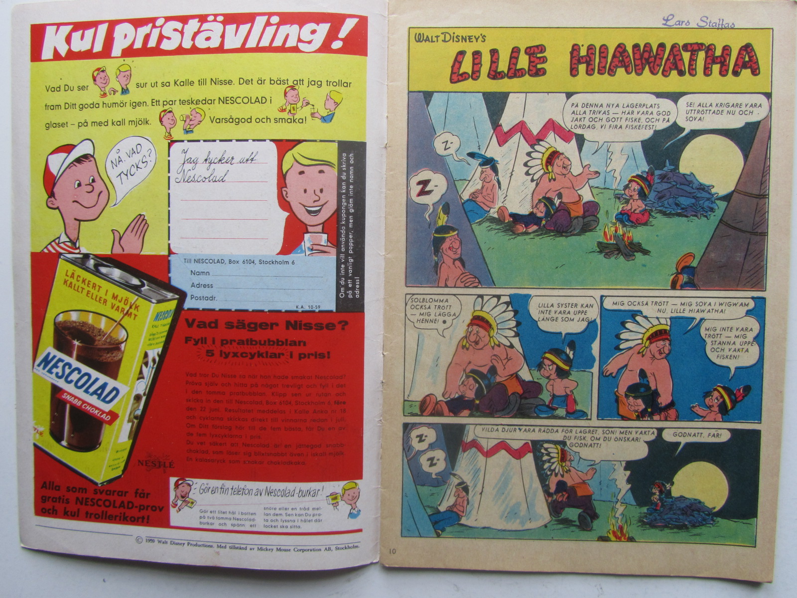 Kalle Anka 1959 10 Good - 3