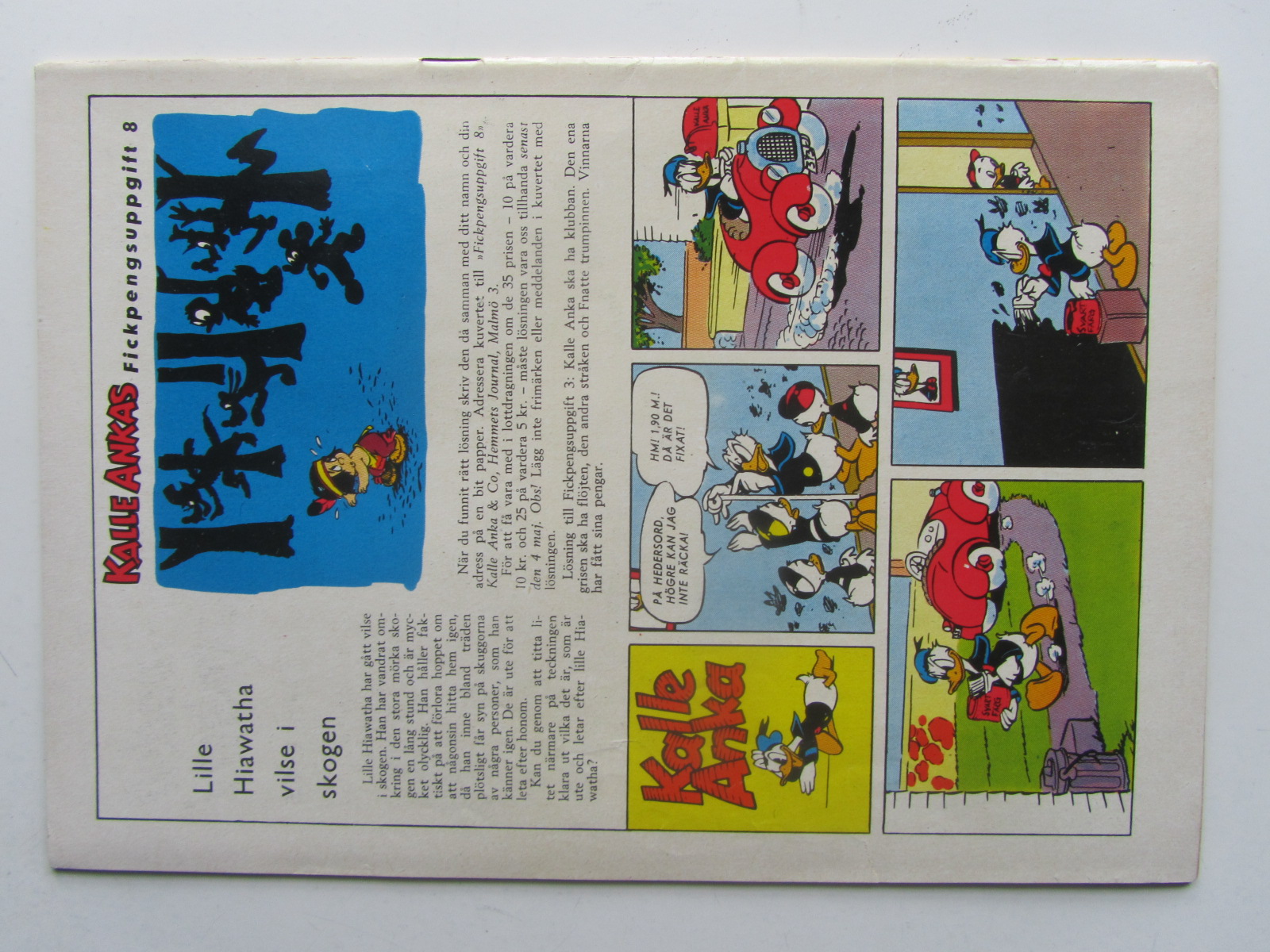 Kalle Anka 1959 08 Vg+ - 2