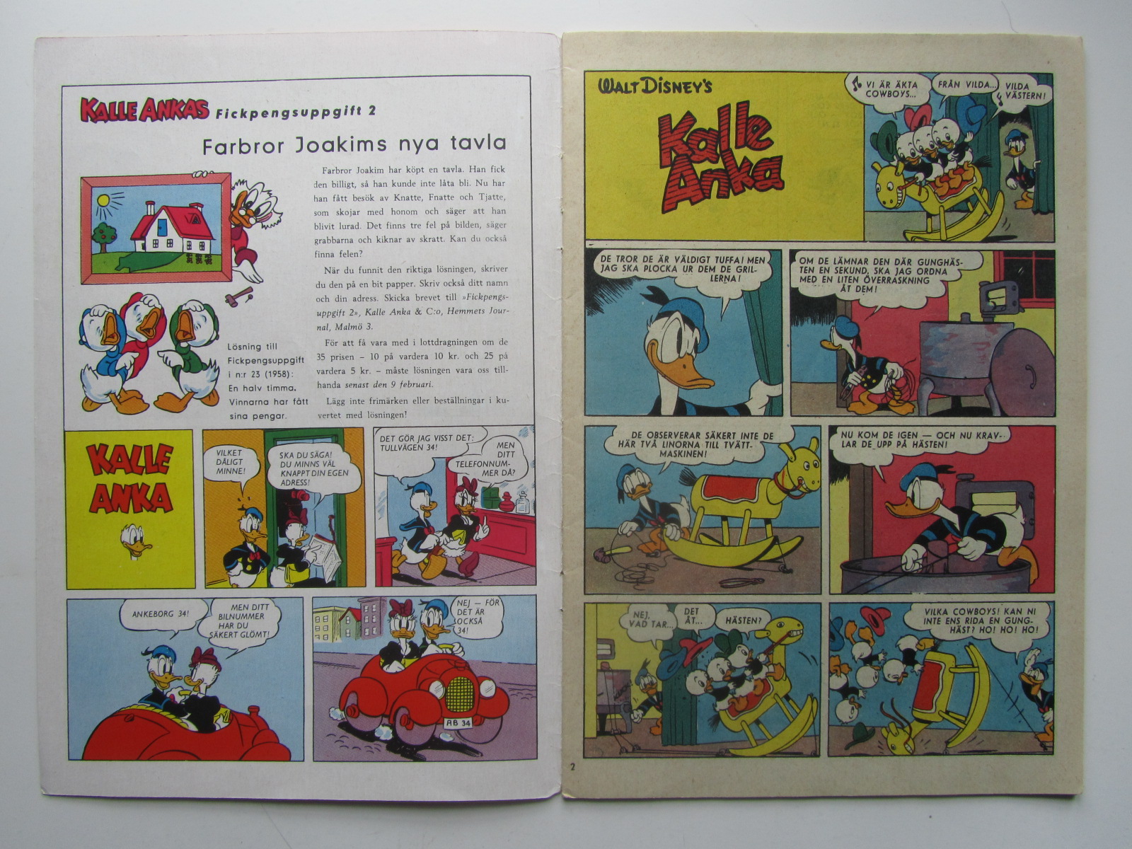 Kalle Anka 1959 02 Vg+ - 3