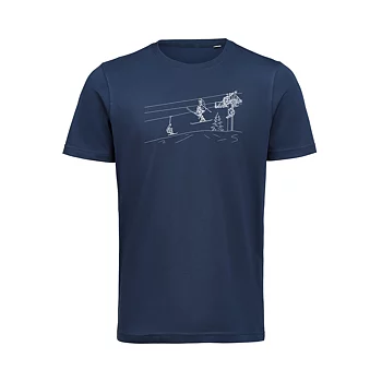T-shirt Skidåkare Unisex Navy