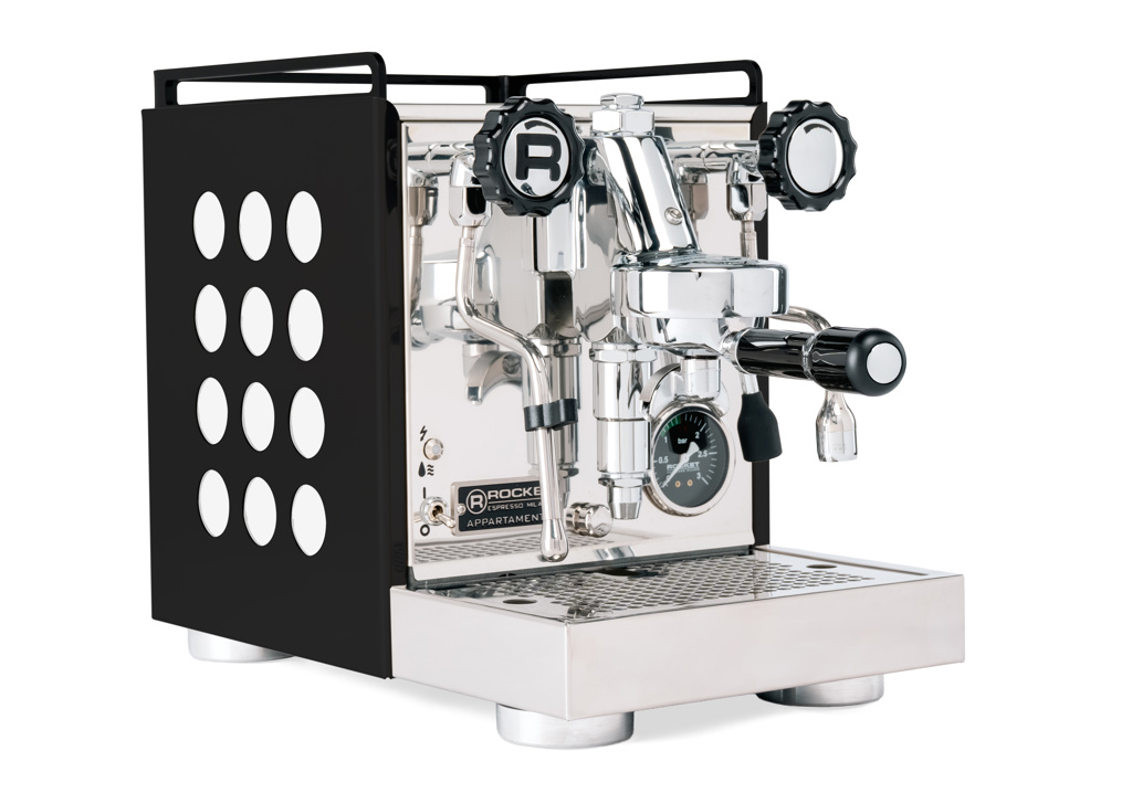 Rocket Espresso Milano - Appartamento 2.0 - Svart / vit  - Espressomaskin