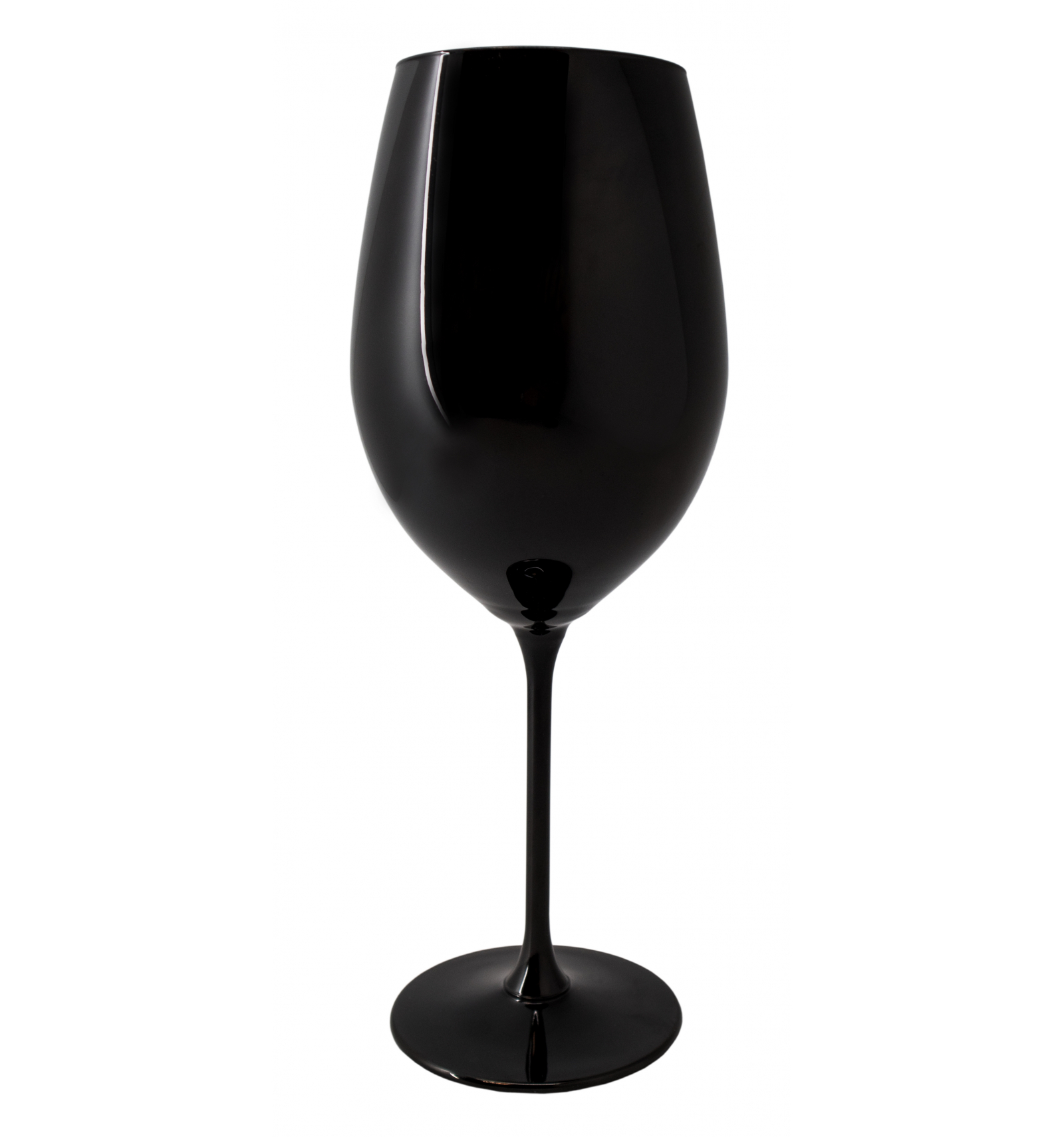 Blindsmaking - Svarte vinsmakingsglass, 4 stk