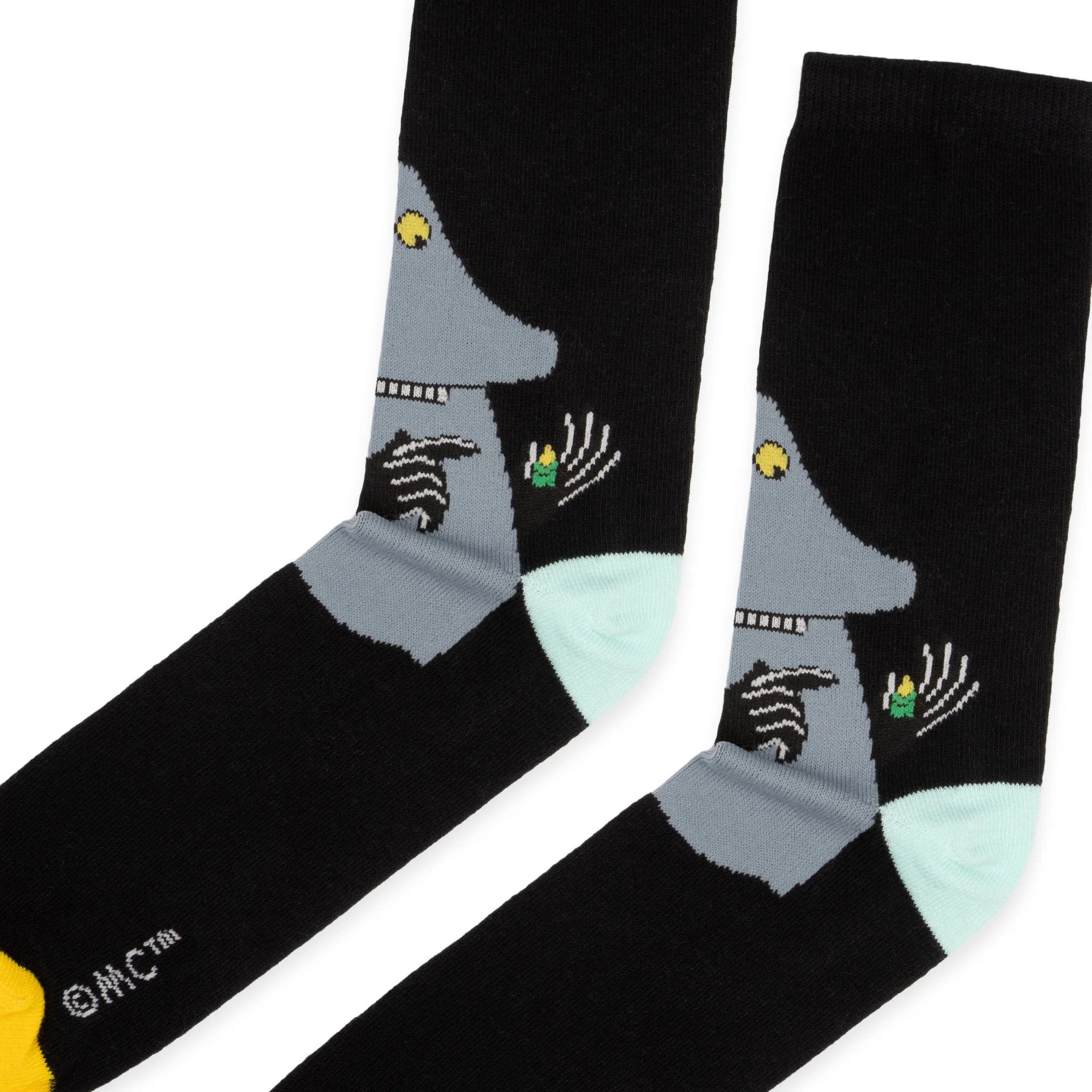 Moomin socks 40-45 - The Groke, black - 2