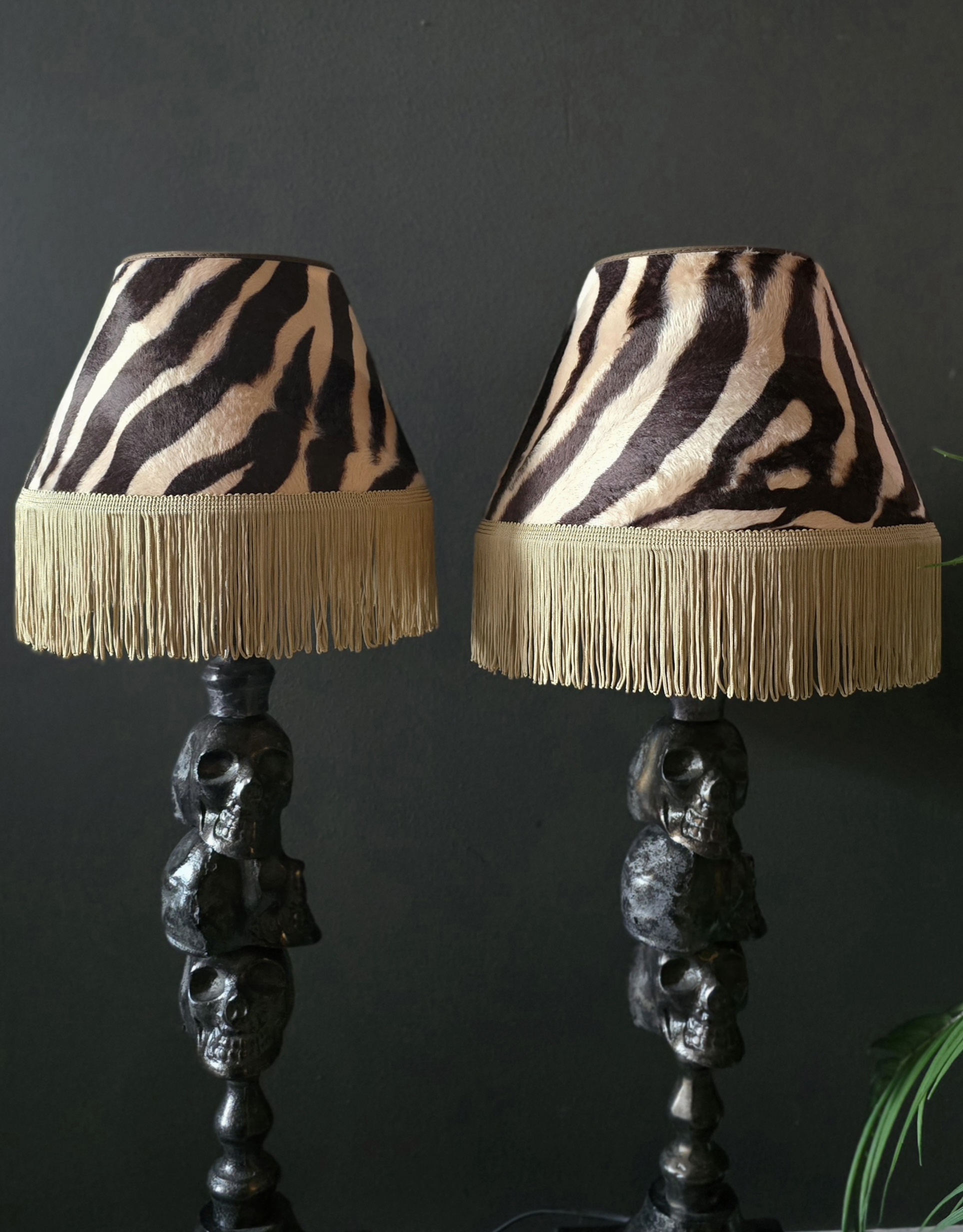 Lampskärm Frans 22 - Classic Zebra Brun/beige - Champagne Frans