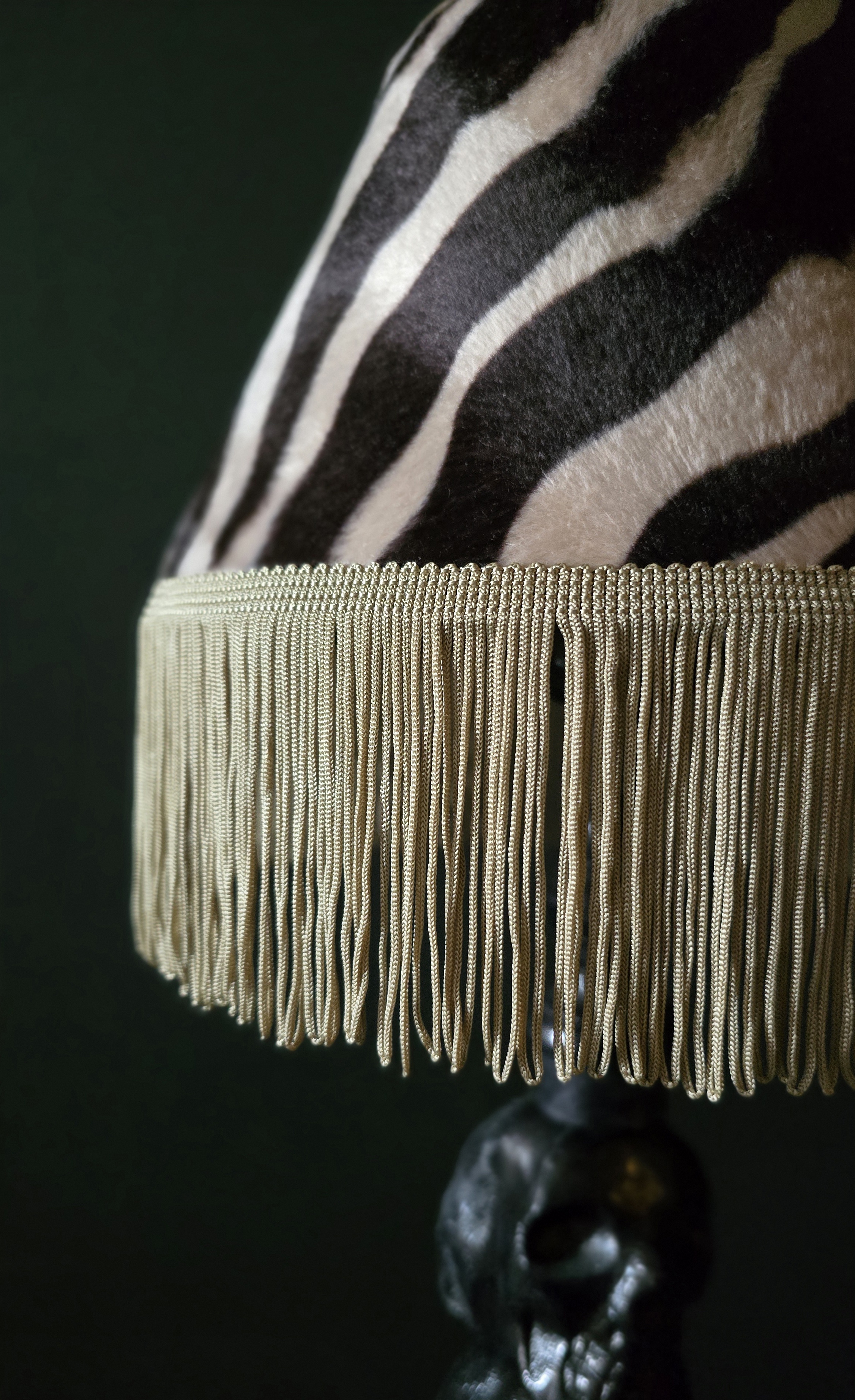 Lampskärm Frans 25 - Classic Zebra Brun/beige - Champagne Frans - 2