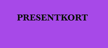 PRESENTKORT 300 SEK 