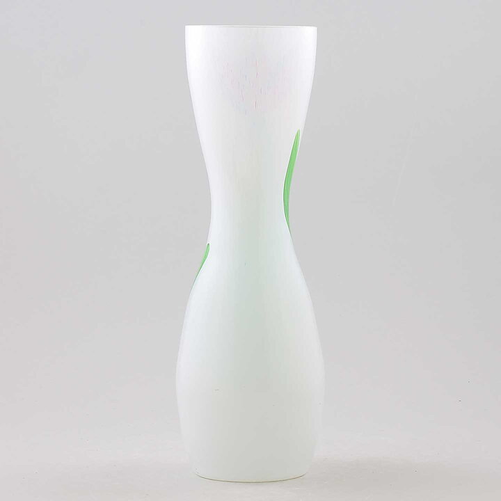 Ulrica Hydman–Vallien (Tulipa 1991) White Vase with Red Tulip 26 cm