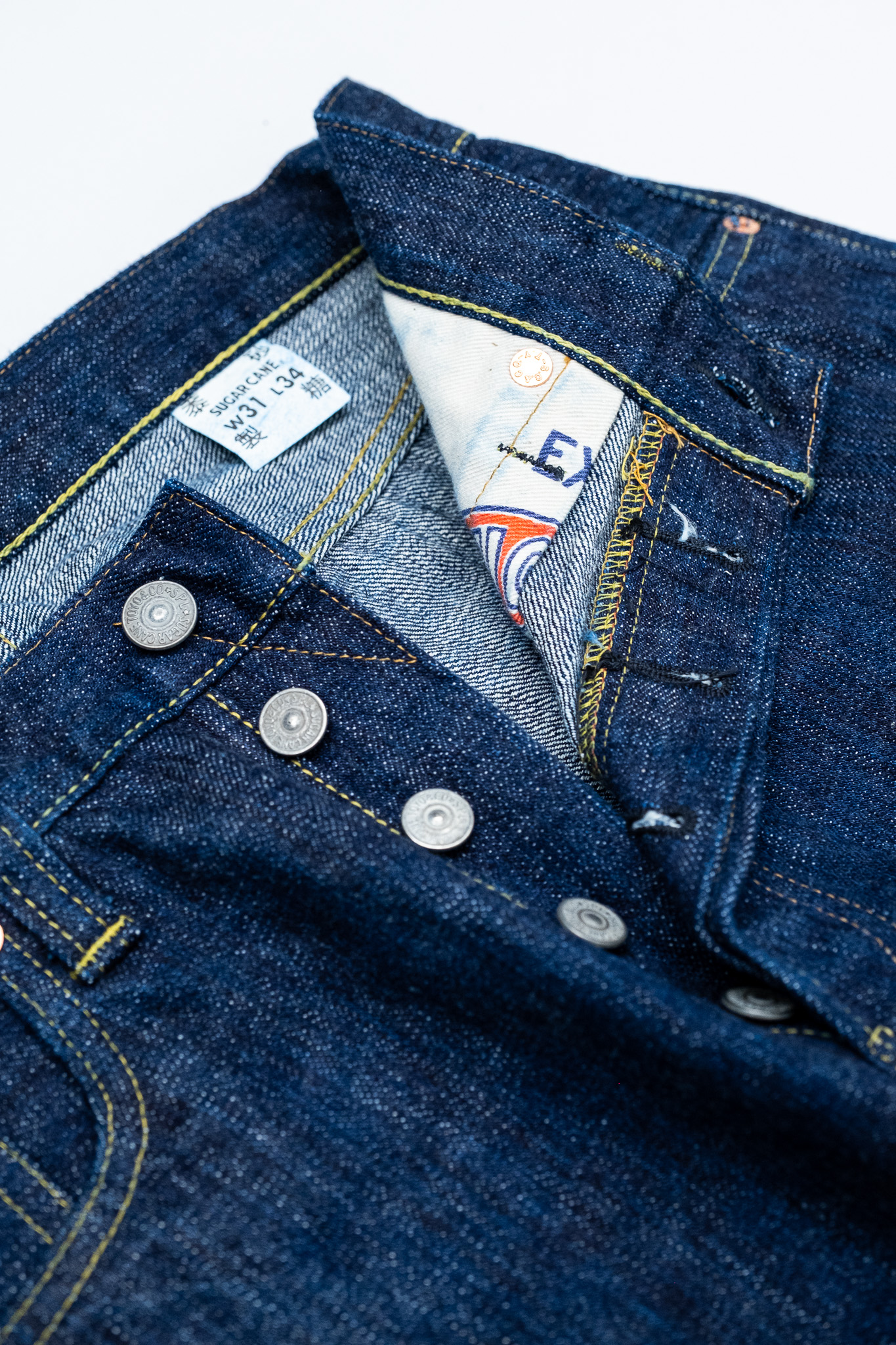 Sugar Cane - CS40401A Aloha Denim 14oz One Wash - 6