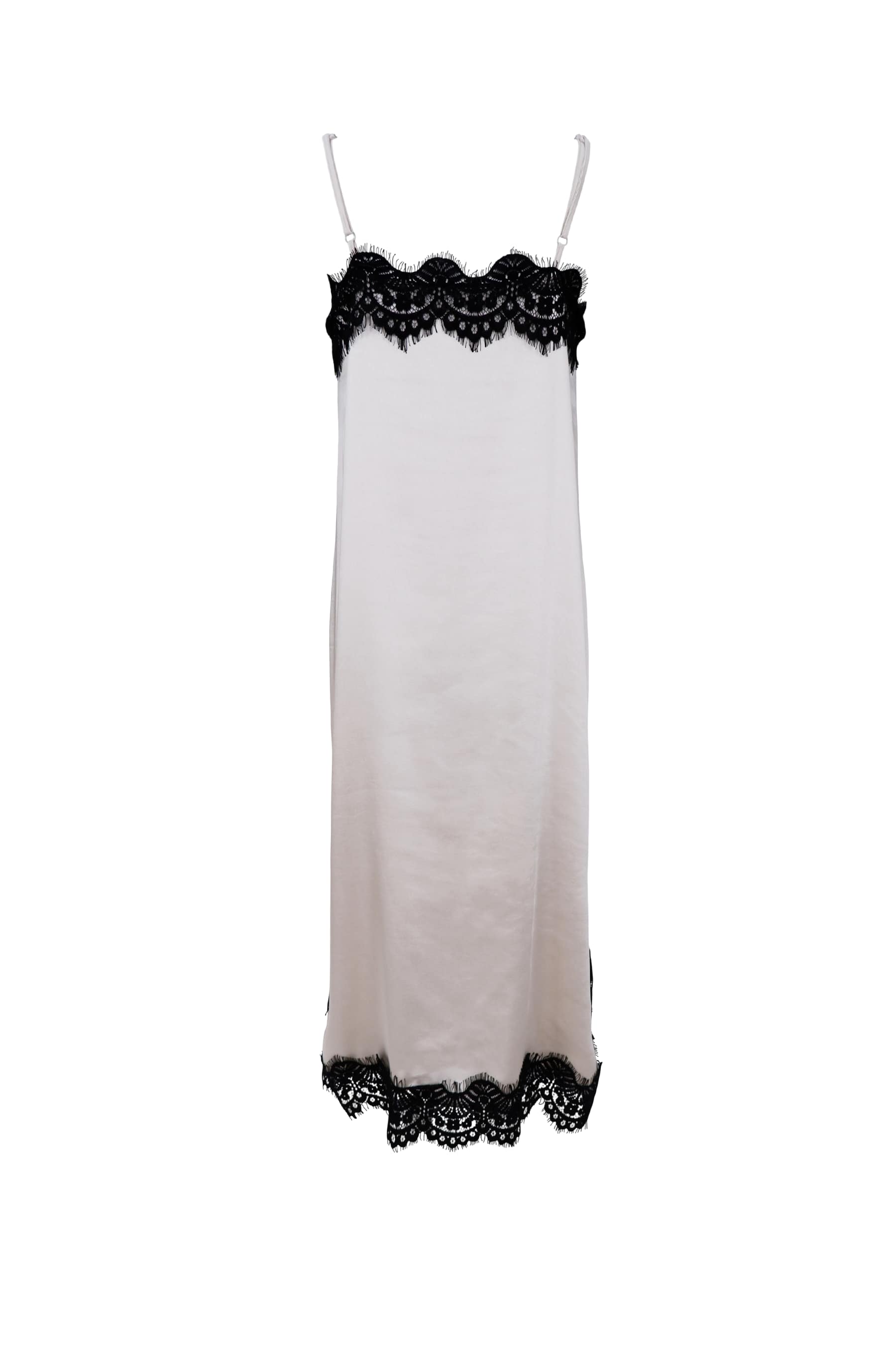 BCEVIE lace strap dress Pearl - 2
