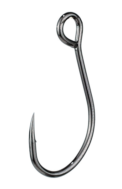 Single hook with a large eye for spoon drags and small wobblers.