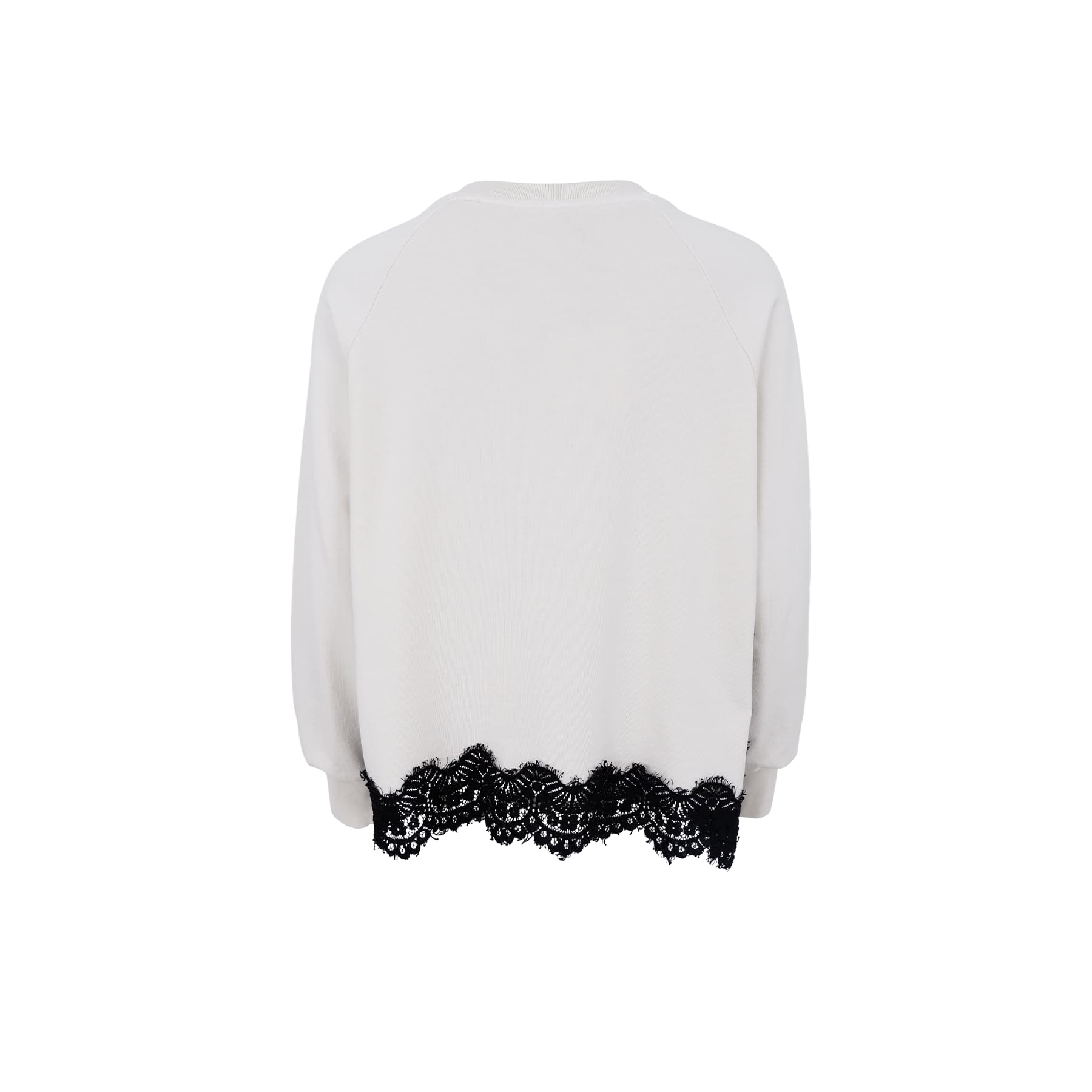 BCEVY lace sweatshirt Off White - 2