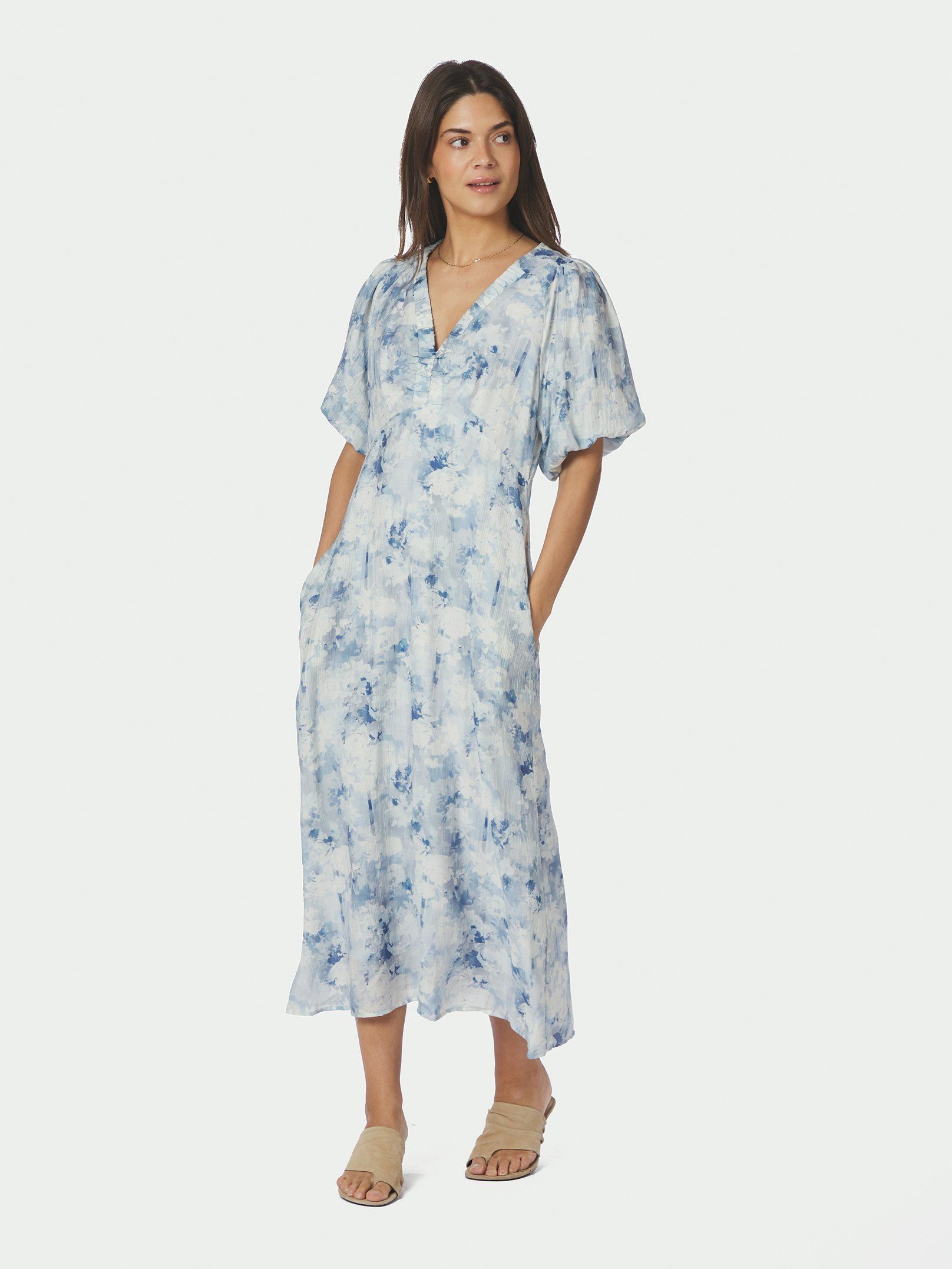 Neo Noir Illana Floral Fusion Dress - 2