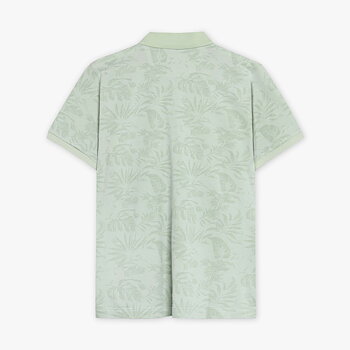 Signal - Raven Jaquard Polo - Laurel Green