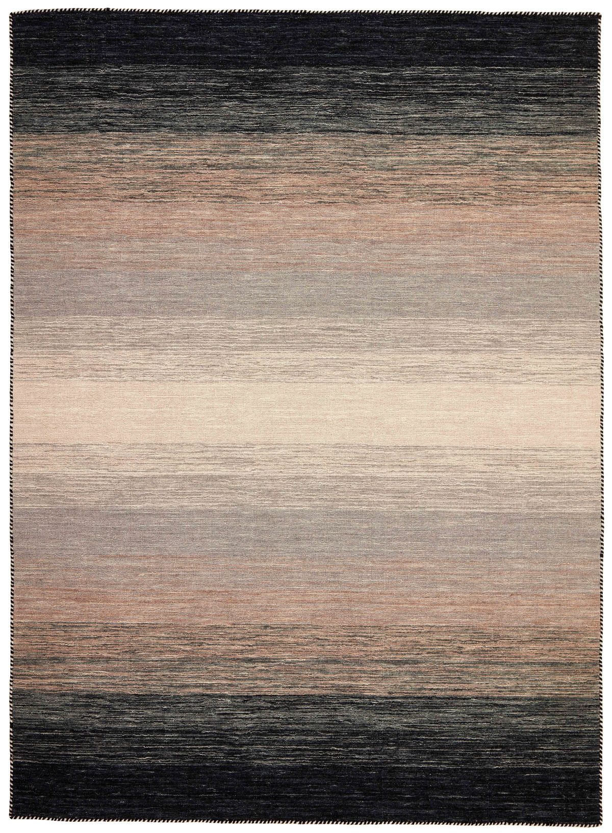 Panorama Kelim Black Grey
