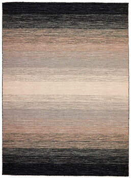 Panorama Kelim Black Grey