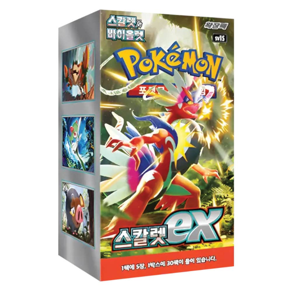 Pokémon Cards Scarlet ex SV1S Korean Booster Box 30-pack
