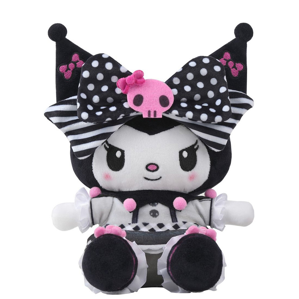Kuromi Kawaii Mjukis Gosedjur 29 cm - Pink Black Party Series