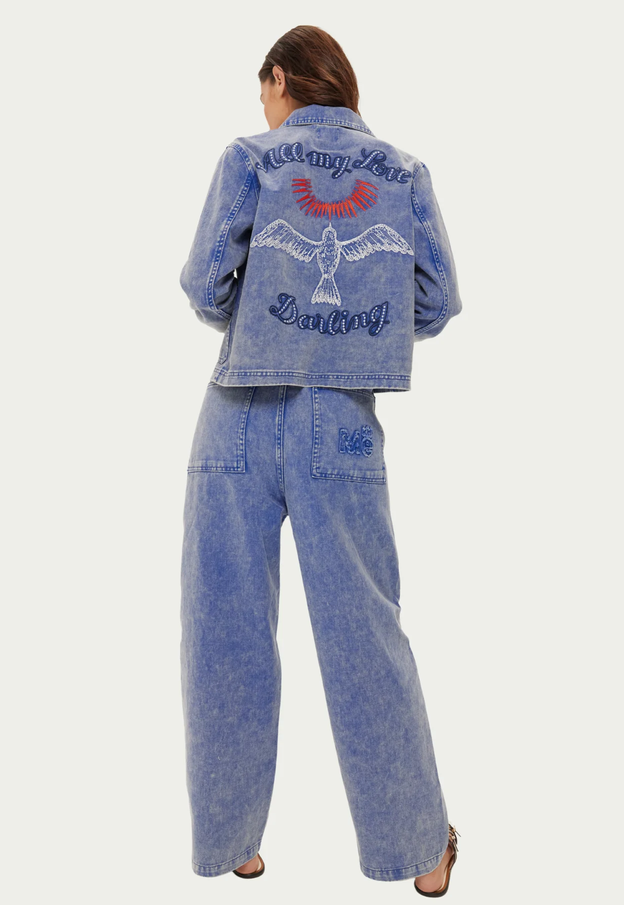 Grace Utility Jacket - Indigo - Me369 - 3