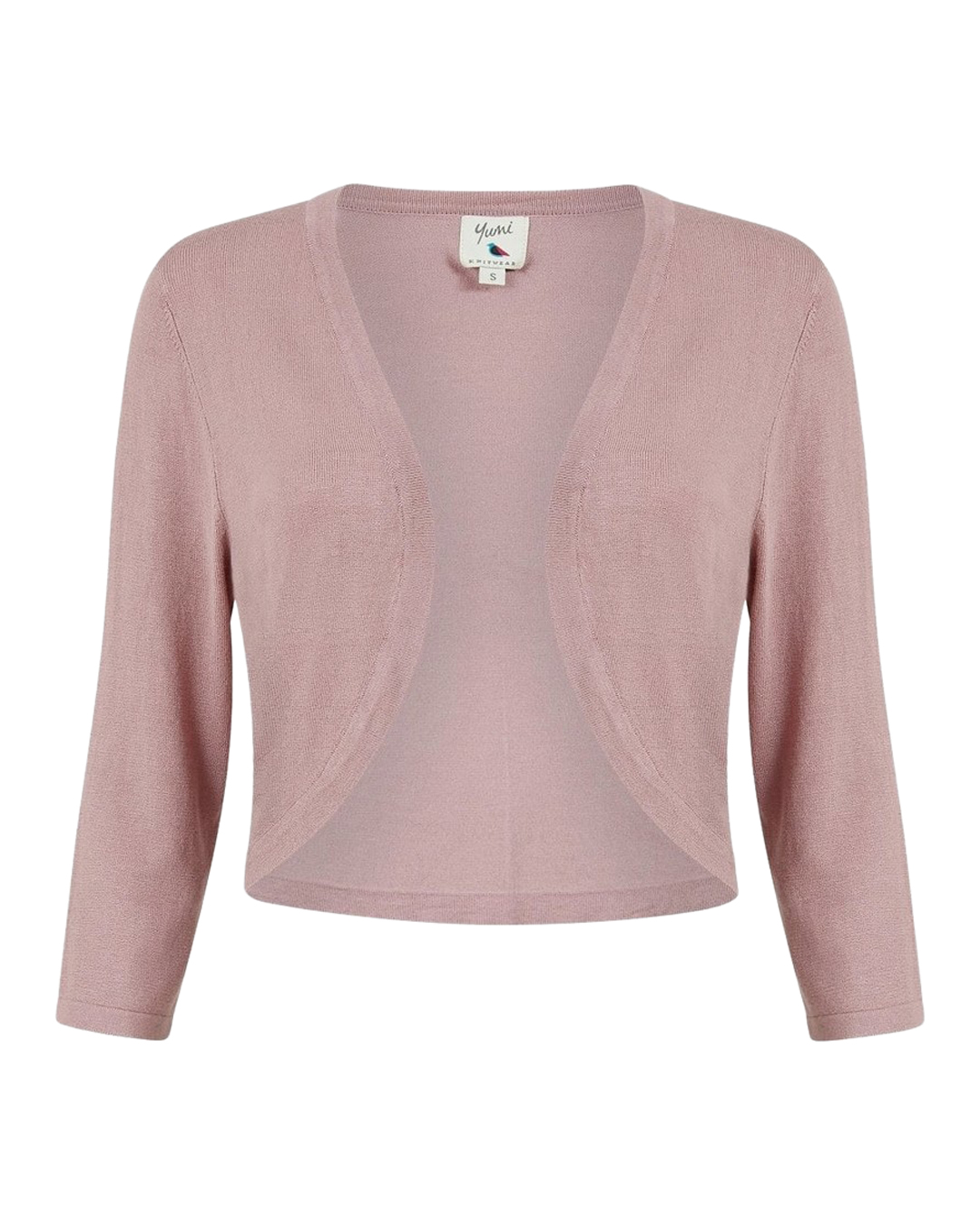 Bolero Yumi finstickad gammelrosa - 4