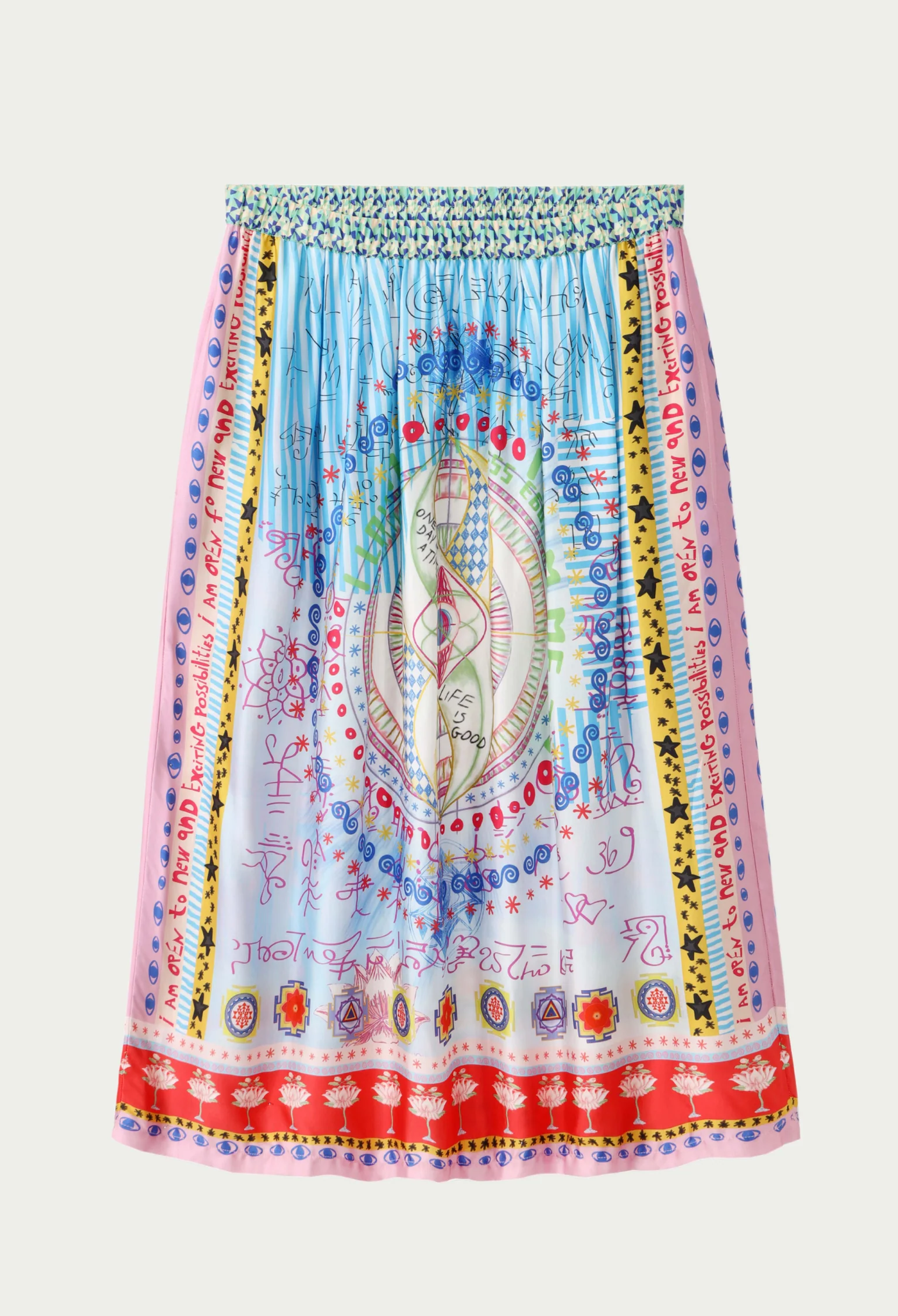 Vanessa Printed Midi Skirt - Me369  - 4