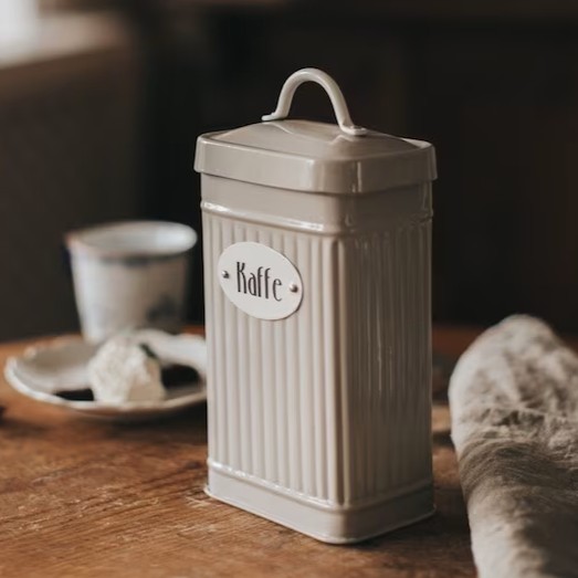 Emaljerad burk - Kaffe