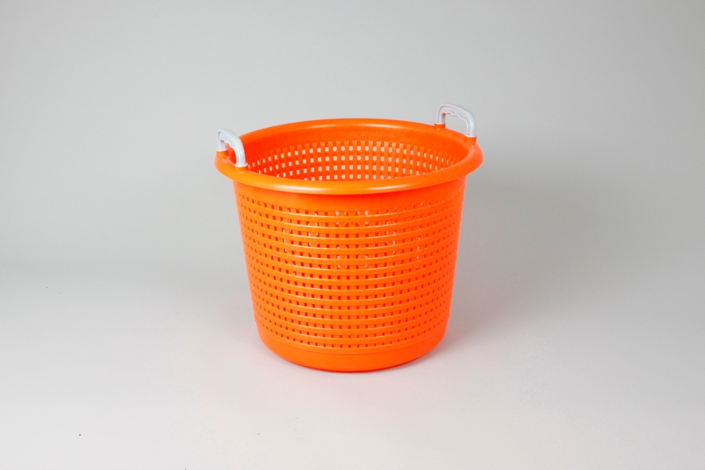 Plastic Basket, 28 Liter, Orange