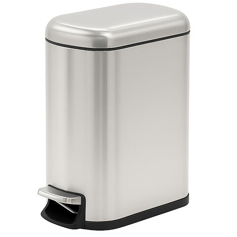 Prügikast pedaaliga Classic 5L (kroom)