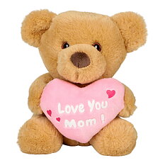 Plush Bear "I love you mom" 15cm