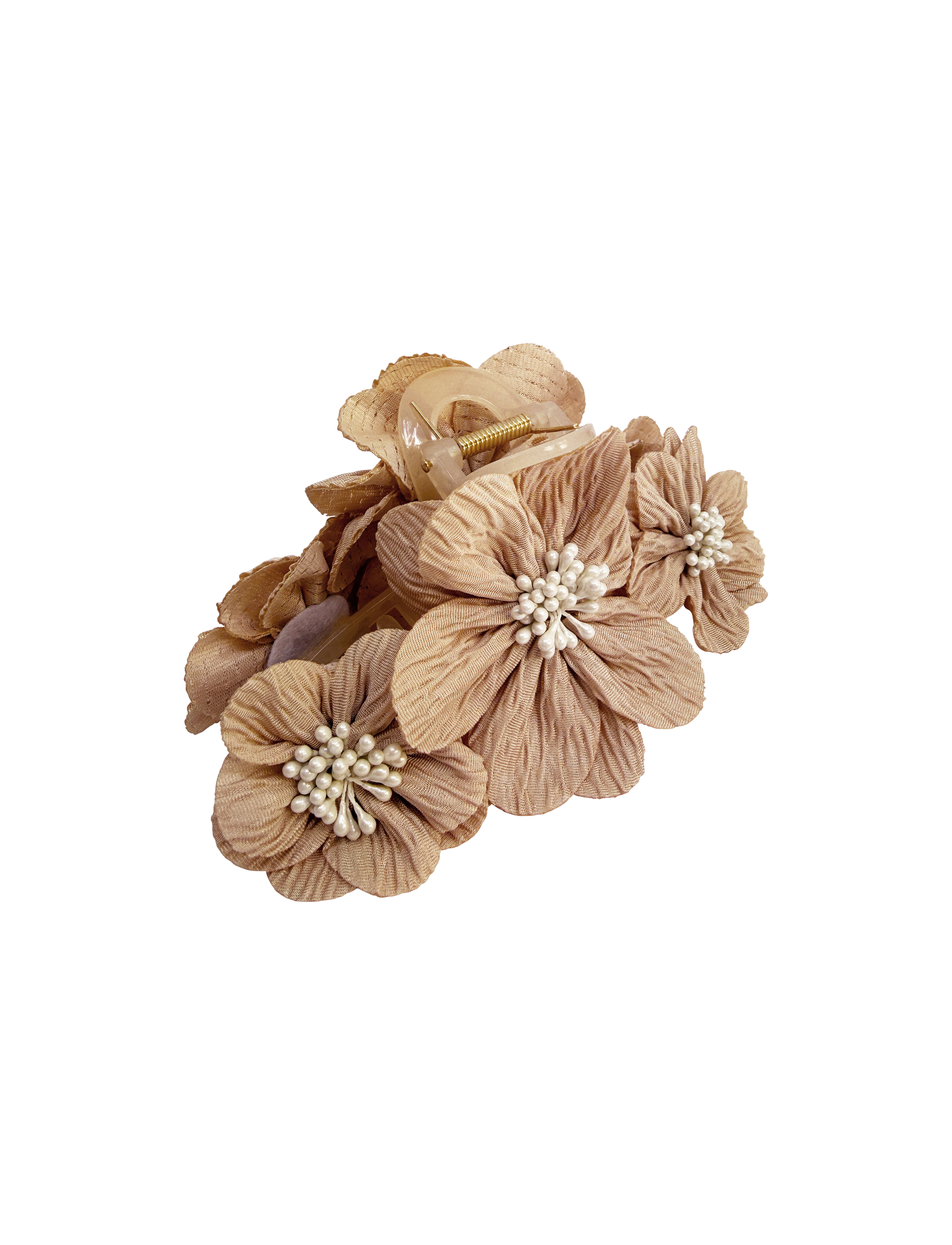 CARMEN CLAMP LIGHT SHIMMER BEIGE
