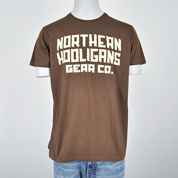 Northern Hooligans - Tape T-Shirt Coffee