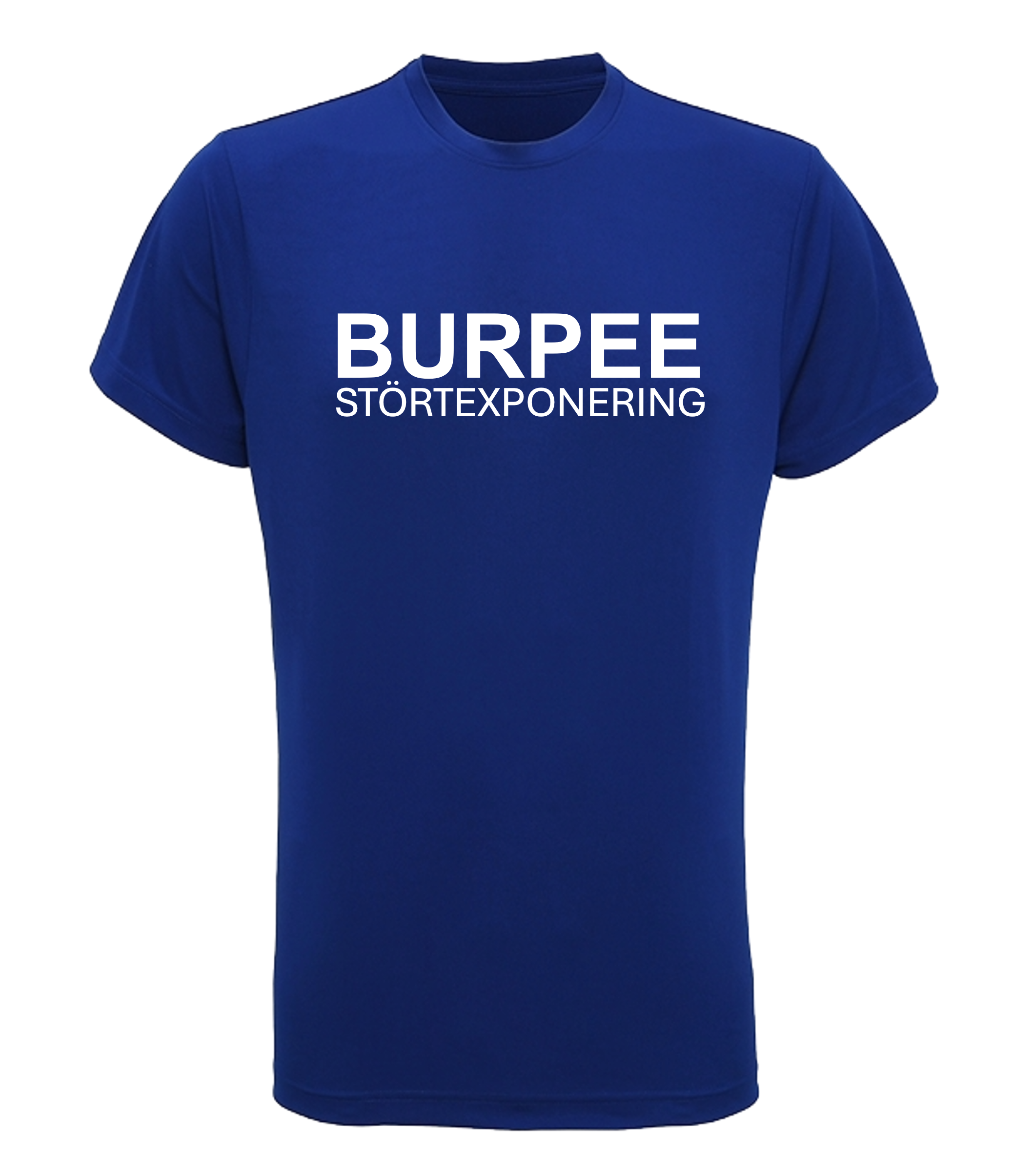 Burpee Störtexponering Funktions T-Shirt Blå