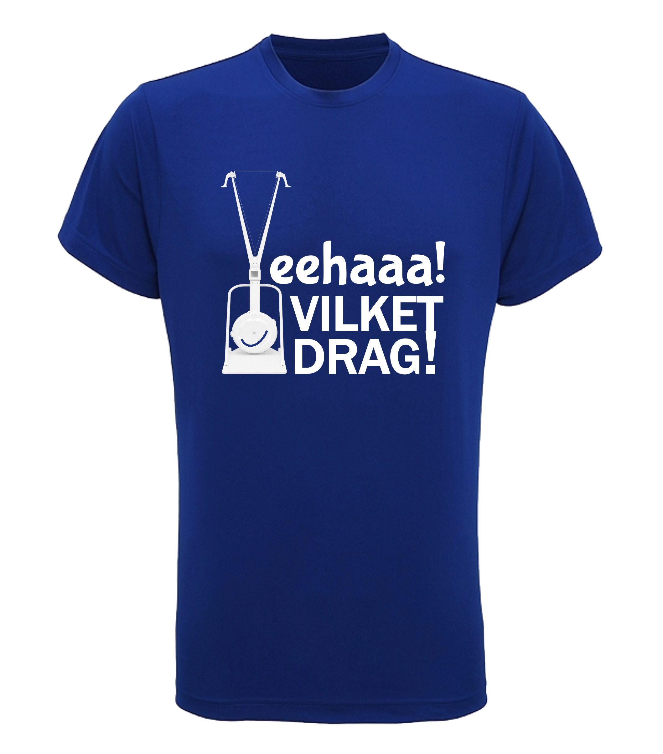 SkiErg Funktions T-Shirt med Drag Blå