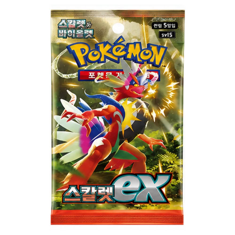 Pokémon Cards Scarlet ex SV1S Korean Booster Pack