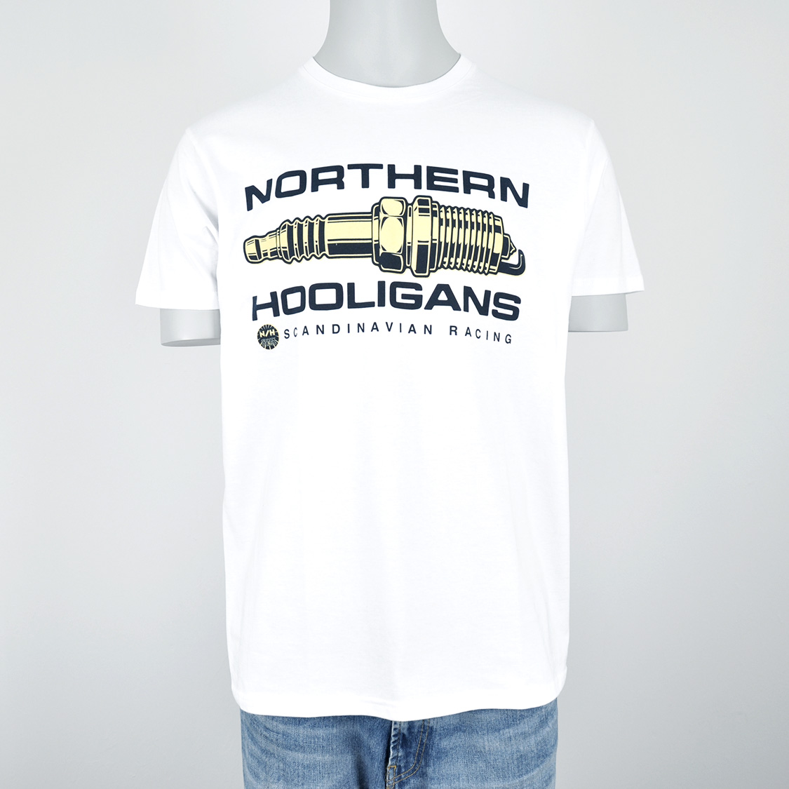 Northern Hooligans - Sparkplug T-Shirt White