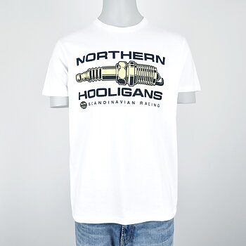 Northern Hooligans - Sparkplug T-Shirt White