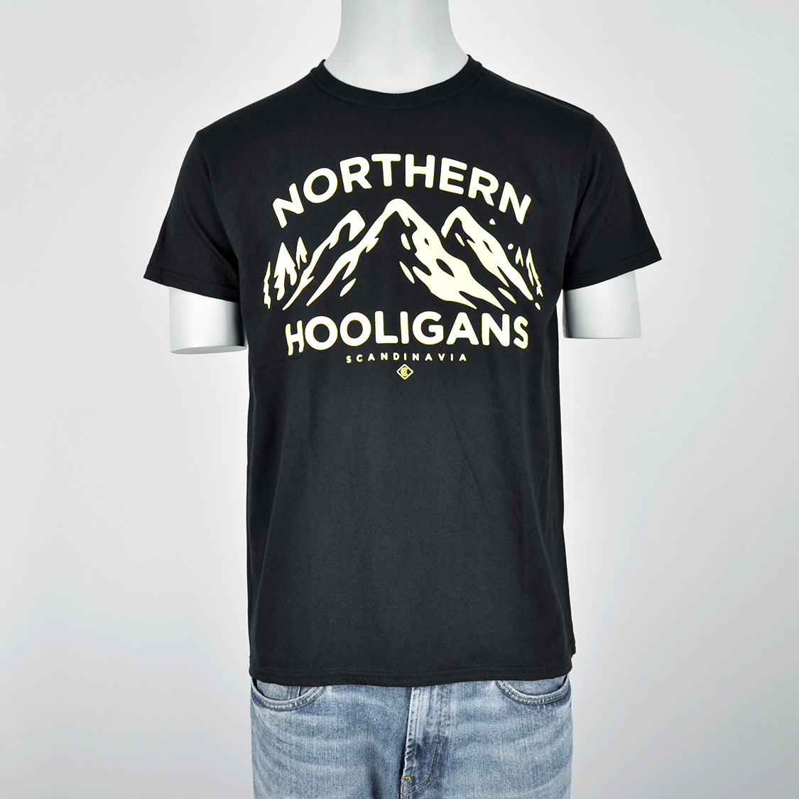 Northern Hooligans - 3 Peaks T-Shirt Black